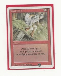 EARTHQUAKE Magic REVISED English VG / MP Terremoto MTG - Imagen 1 de 1