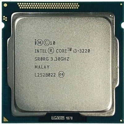 CPU Intel® Core™ i3-3220 3 MB di cache, 3,30 GHz Socket LGA1155 Processore - Immagine 1 di 4