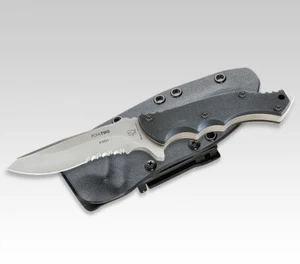 EICKHORN GERMAN POHL ONE G10 TWO HAND FIXED BLADE KNIFE / PART SERRATED - Bild 1 von 1