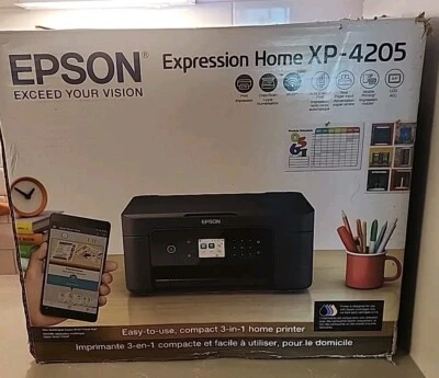 Epson Expression Home XP-4205 Wireless Color Inkjet All-in-One Printer, Scan - Image 1 of 4