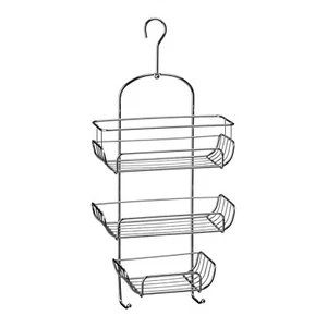 3-stufig Chrom Draht Dusche Caddy Haken hängendes Badezimmer Regal Aufbewahrung Organizer - Bild 1 von 9