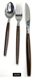 Ekco Eterna Canoe Muffin Japan Spoon Flatware Mid Century Modern Fork Knife - Picture 1 of 6