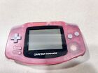 Nintendo GameBoy Advance GBA Fuchsia Pink AGB-001 Handheld System, Tested