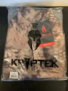 Kryptek Valhalla II Long Sleeve 1/4 Zip in Highlander Camouflage, Size M's Large - Picture 1 of 3