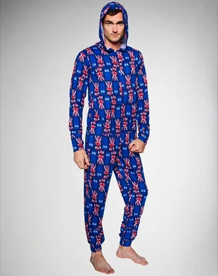 Pijama BBC Doctor Who para hombre, pijama Tardis, pijama Tardis y Union Jack Lg Foto 1 de 2