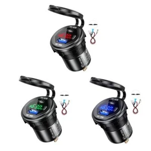 Car Mount Charger for Phone 45W Type C PD+18W for 3.0 USB Charger Power Outle - Zdjęcie 1 z 11