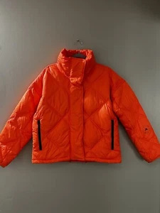 Chaqueta/chaleco Adidas Stella McCartney convertible acolchado naranja con capucha para mujer S - Imagen 1 de 19
