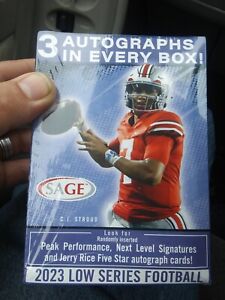 2023 SAGE Football Low Series BASE #1-100 Complete your Set - You Pick Card