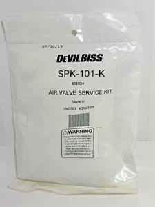 Kit de servicio de válvula de aire DeVilbiss SPK-101-K 802524 para pistola pulverizadora CVI - Imagen 1 de 3