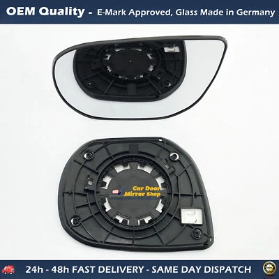 Fits Hyundai Santa Fe 2012-2015 Wing Mirror Glass Left Side Heated Base Convex.  - Image 1 of 4