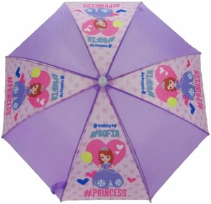 Official| DISNEY PRINCESS SOFIA Pink Girls Umbrella Pretty Princess Kids Brolly - Picture 1 of 1