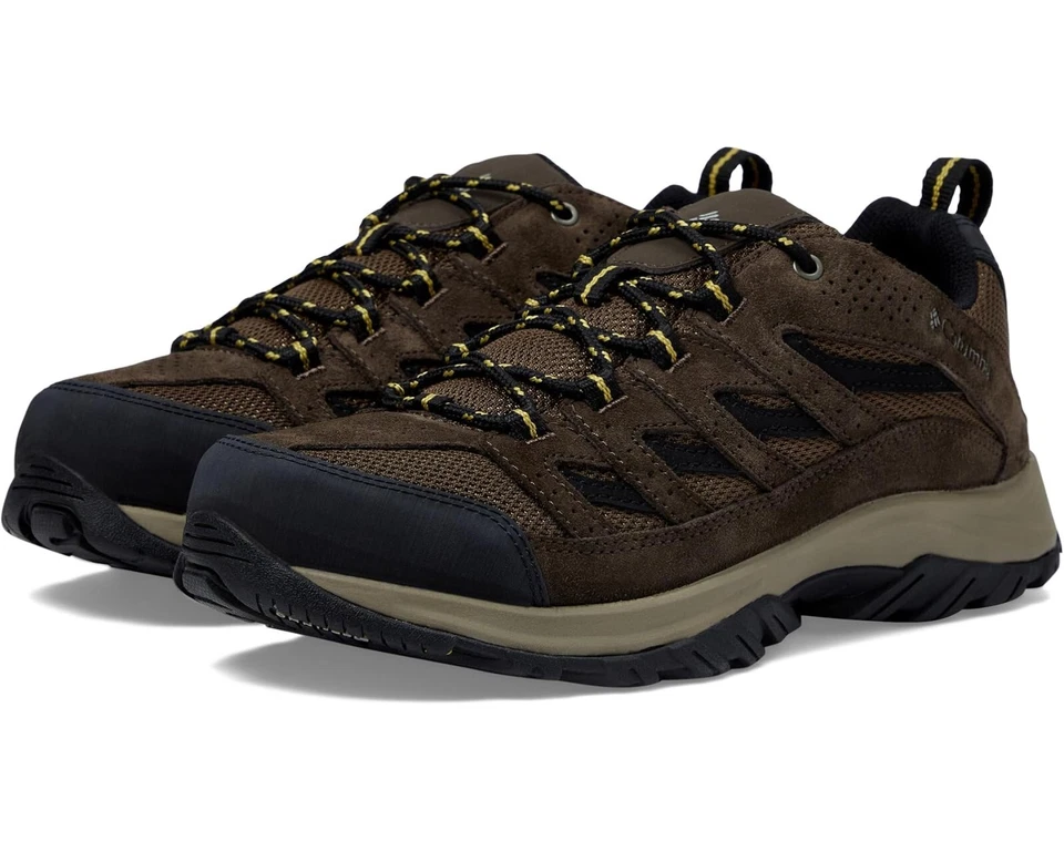 Columbia Z20114 Men's Crestwood Brown Hiking Lace-Up Shoe Size 10.5W