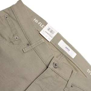 Brax NWT 5 Pocket Jean Cut Pants Hi-Flex Size 33 US Chuck in Green Cotton Blend - Picture 1 of 11