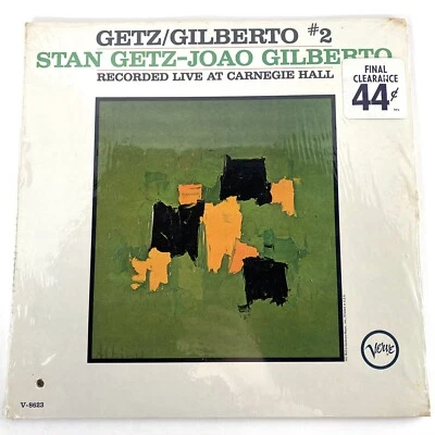 Stan Getz Joao Gilberto #2 1966 LP Verve Mono Vinyl Record V-8623 New Sealed NOS - Image 1 of 4