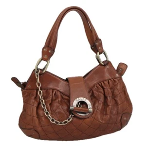 Bally Moreen T Brown Leather Handbag Authentic - Picture 1 of 23