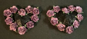 nipple tassels pastries burlesque pink roses - Picture 1 of 2