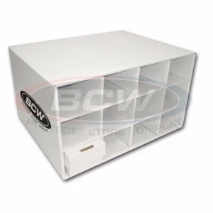 1 caja de almacenamiento para casa de tarjetas BCW concha colmena para 12 800 cajas de créditos BCW nuevas - Imagen 1 de 6