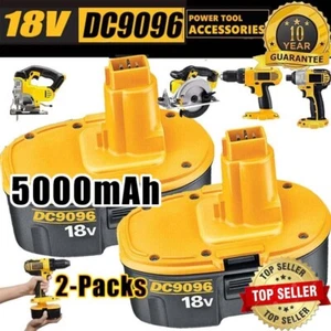 18V For Dewalt 18 VOLT 5.0AH Ni-MH Battery DC9099 DC987 DE9503 DC9096 DC9098 - Picture 1 of 11