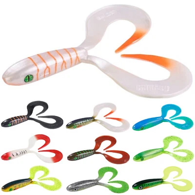 Balzer Shirasu Pike & Zander Collector  2.0 12cm 15cm 20cm Gummifisch Twister - Bild 1 von 4