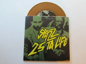 SPAZZ / 25 TA LIFE split 7" OJ COVER powerviolence CARAMEL VINYL rare UNPLAYED - Picture 1 of 1