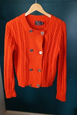 Свитер женский American Living M оранжевый кабель трикотажные двубортные защелки - Изображение 1 из 4