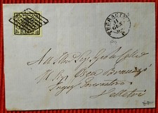 4458-STATO PONTIFICIO, BAJ 2 ( Sass. 3 ), DA TERRACINA A VELLETRI, 1864