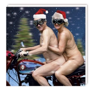 Divertida tarjeta de Navidad relleno grosero - tarjeta de Navidad ofensiva solo para adultos - Imagen 1 de 1