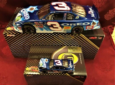 DALE EARNHARDT JR #3 Oreo/Ritz 2002 1/24 Elite & 1/64 Elite Car Diecast SET  - Image 1 of 4