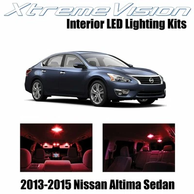 LED interior XtremeVision para Nissan Altima sedán 2013-2015 (7 piezas) rojo Foto 1 de 4