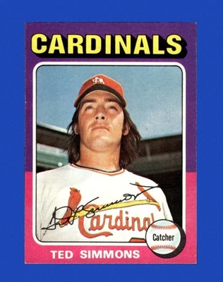 1975 Topps Set-Break # 75 Ted Simmons Estado perfeito *GMCARDS* - Imagem 1 de 2