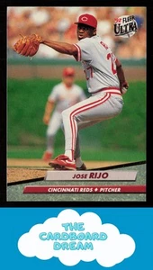 Jose Rijo 1992 Ultra #196 Cincinnati Reds Baseballkarte - Bild 1 von 2