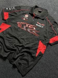 Holden Racing Team POLO Shirt BLACK AND RED HSV MOBIL 1 TOLL SIZE 3XL - Picture 1 of 7