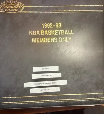 1992-93 Topps Stadium Club Members Only Complete Set- Includes Beam Team Set  - image 1 of 4
