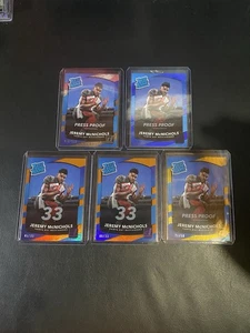 2017 Panini Donruss Jeremy McNichols Rated Rookie Press Proof Lot X5 /33 /50 RC - Picture 1 of 2