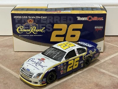 Jamie McMurray Crown Royal Night Fusion Team 2006 calibre preferido firmado 1/24 Foto 1 de 4