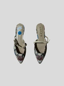 Unisa Slingback Floral Flats Size 10 - Picture 1 of 2