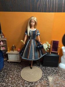 Conjunto clon Barbie vintage - vestido, zapatos de salón con lazo delantero, cartera + - Imagen 1 de 20