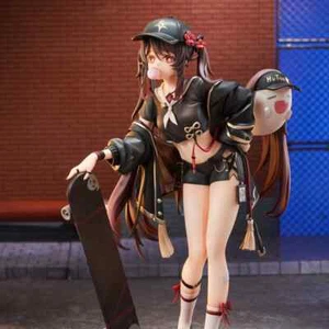 Anime Genshin Impact GK Hu Tao Action Figuren Skateboarding Weihnachtsgeschenk - Bild 1 von 24