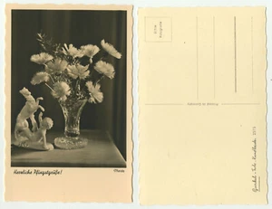 80809 - Herzliche Pfingstgrüße - Stilleben - Echtfoto - alte Ansichtskarte - Imagen 1 de 1