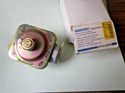 Nuevo Regulador de Presión 4600S0001 Convertible LP/Natural 150 a 200.000 BTU Foto 1 de 4