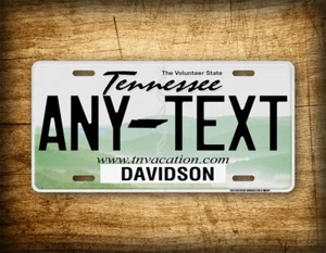 Personalized Tenessee The Volunteer State License Plate ANY TEXT 6x12 Custom - Picture 1 of 6
