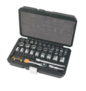Magnusson 3/8" Standard Socket 72-Tooth Ratchet Compact Durable Set 40Pcs - Picture 1 of 1