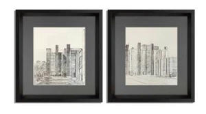 2 Louis I. Kahn Limited Edition Lithographie (2er Set) A.N. Richards Medical Bldg. - Bild 1 von 12