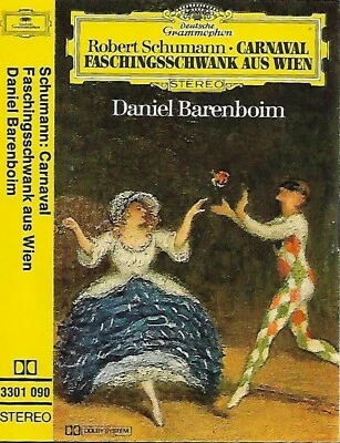 Schumann, Barenboim Carnaval Faschingsschwank aus Wien CASSETTE ALBUM DG  - Image 1 of 4