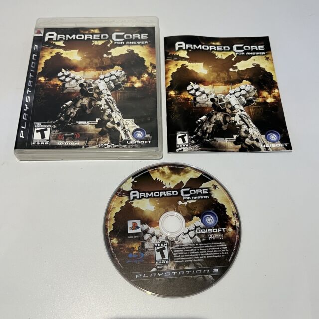 Armored Core: For Answer (Sony PlayStation 3, 2008) for sale online