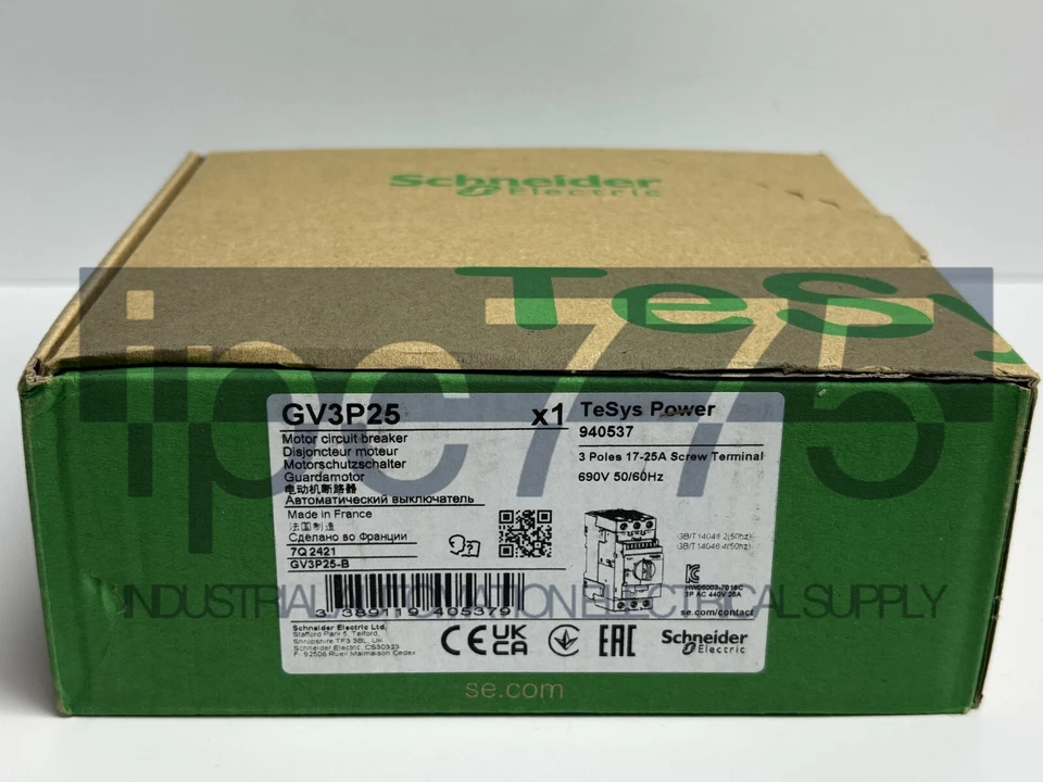 For schneider GV3-P25 GV3P25 Motor protection circuit breaker