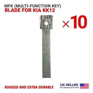 10X MFK (llave multifunción) llave en blanco hoja para Kia KK12 - Imagen 1 de 2