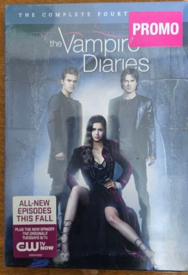 THE VAMPIRE DIARIES THE COMPLETE FOURTH SEASON NEW SEALED  PROMO DVD - Image 1 of 2