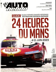 AUTO HEBDO n°2413 17/05/2023 GUIDE 24h du MANS INDYCAR INDY GP IMSA LAGUNA SECA - Imagen 1 de 1