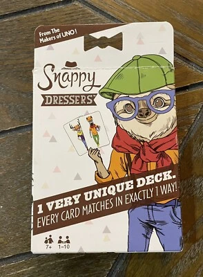 SNAPPY DRESSERS CARD GAME Ages 7+ Mattel New Open Box Sealed Cards - Image 1 of 3